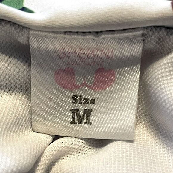 Barely used Shekini Bathingsuit Floral Bottoms and Staples Blue Top. Size M. - Picture 2 of 4